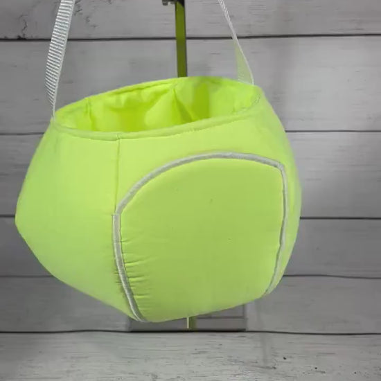 Tennis Ball Themed Tote Bag - Tennis - Ball - Racket - Bounce -Yellow Tennis Ball -  Everyday - Holiday - Easter - Halloween - Party - Gifts