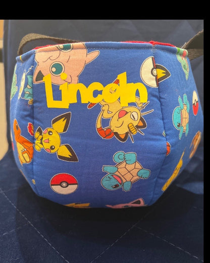 Pokémon Characters Hand-Made Tote Bag - Pokémon - Pikachu - Poke Ball - Multi-Character - Gift - Everyday - Easter - Holiday - Halloween