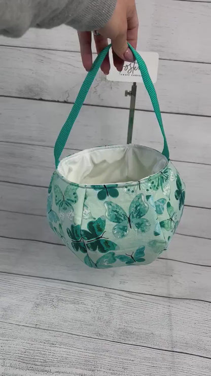 Turquoise or Blue Butterfly Tote Bag - Wings - Flying - Moth - Animal - Beautiful - Party - Gift - Everyday - Holiday - Easter - Halloween