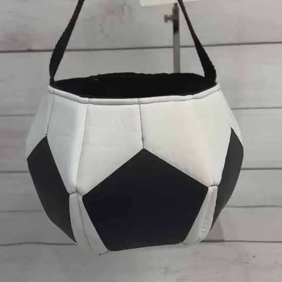 Soccer Ball Themed Tote Bag - Goal - Net - Keeper - Striker - Everyday - Holiday - Easter - Halloween - Party - Gifts