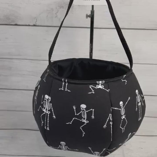 Classic Yoga Skeleton Tote Bag - Bag - Tote - Skeletons - White and Black  - Everyday - Holiday - Easter - Halloween - Party - Gift