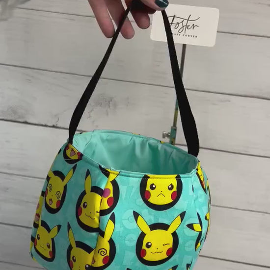 Pokémon Pikachu Hand-Made Tote Bag - Pokémon - Pikachu - Poke Ball - Pokemon Ball - Gift - Everyday - Easter - Holiday - Halloween