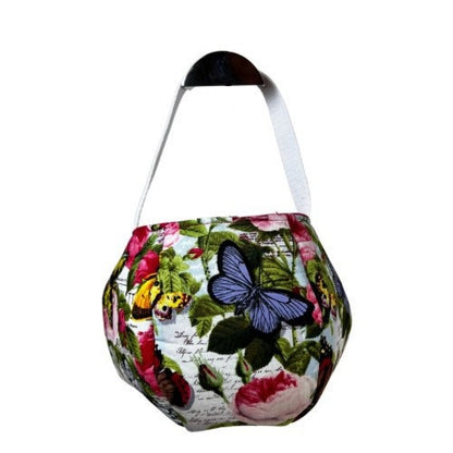 Rose and Butterfly Tote Bag Bag - Tote - Rose - Butterfly - Type - Multi-Colored - Everyday - Holiday - Easter - Halloween - Party - Gift