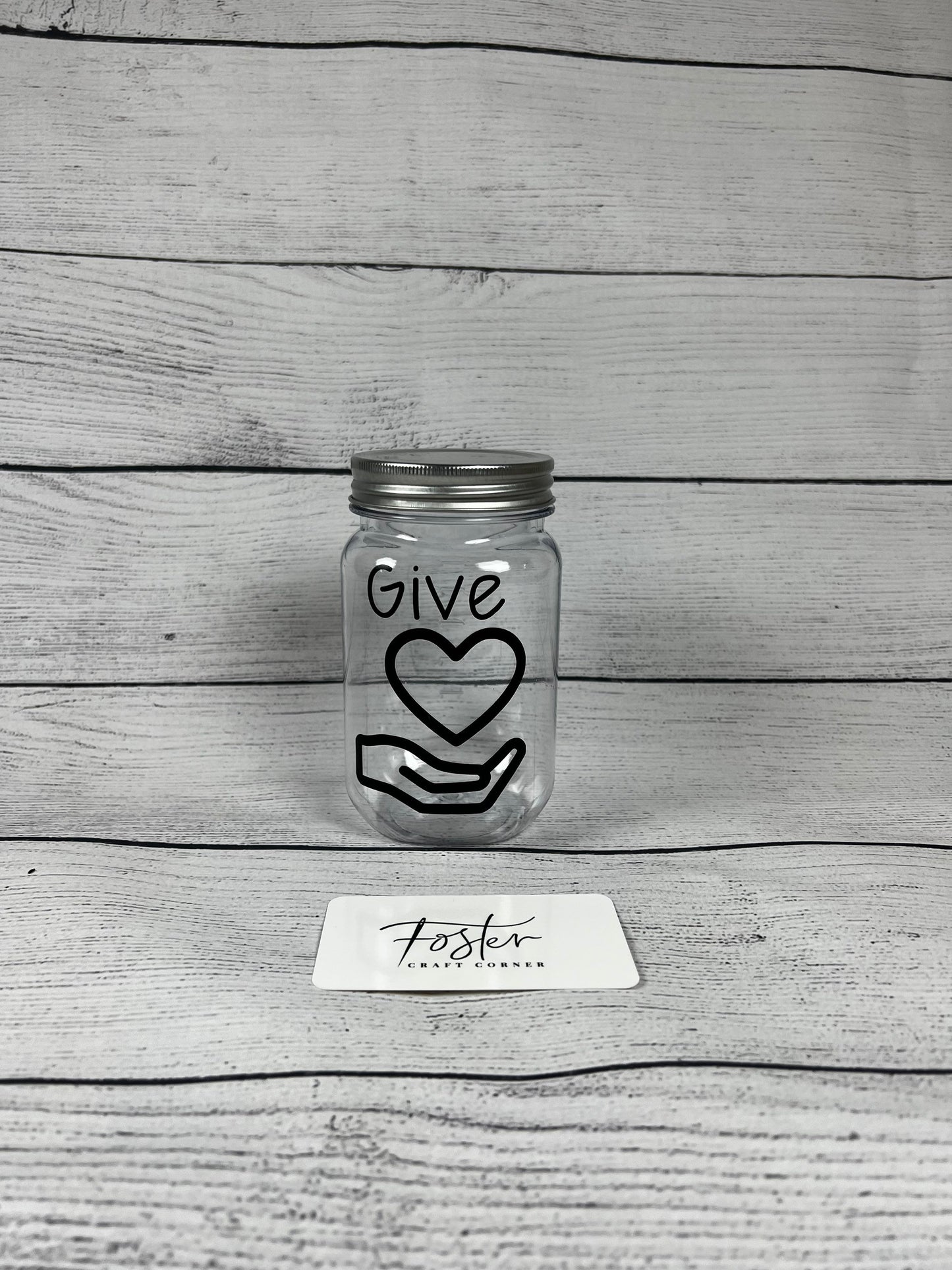 Plastic Save, Give and Spend Jars - Save Jar - Spend Jar - Give Jar - Money - Lesson - Teaching - Personalized - Money Bucket - Philosophy