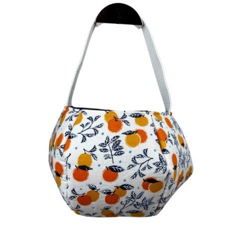 Citrus Tote Bag - Bag - Tote - Orange - White - Citrus - Multi-Colored - Everyday - Holiday - Easter - Halloween - Party - Gift