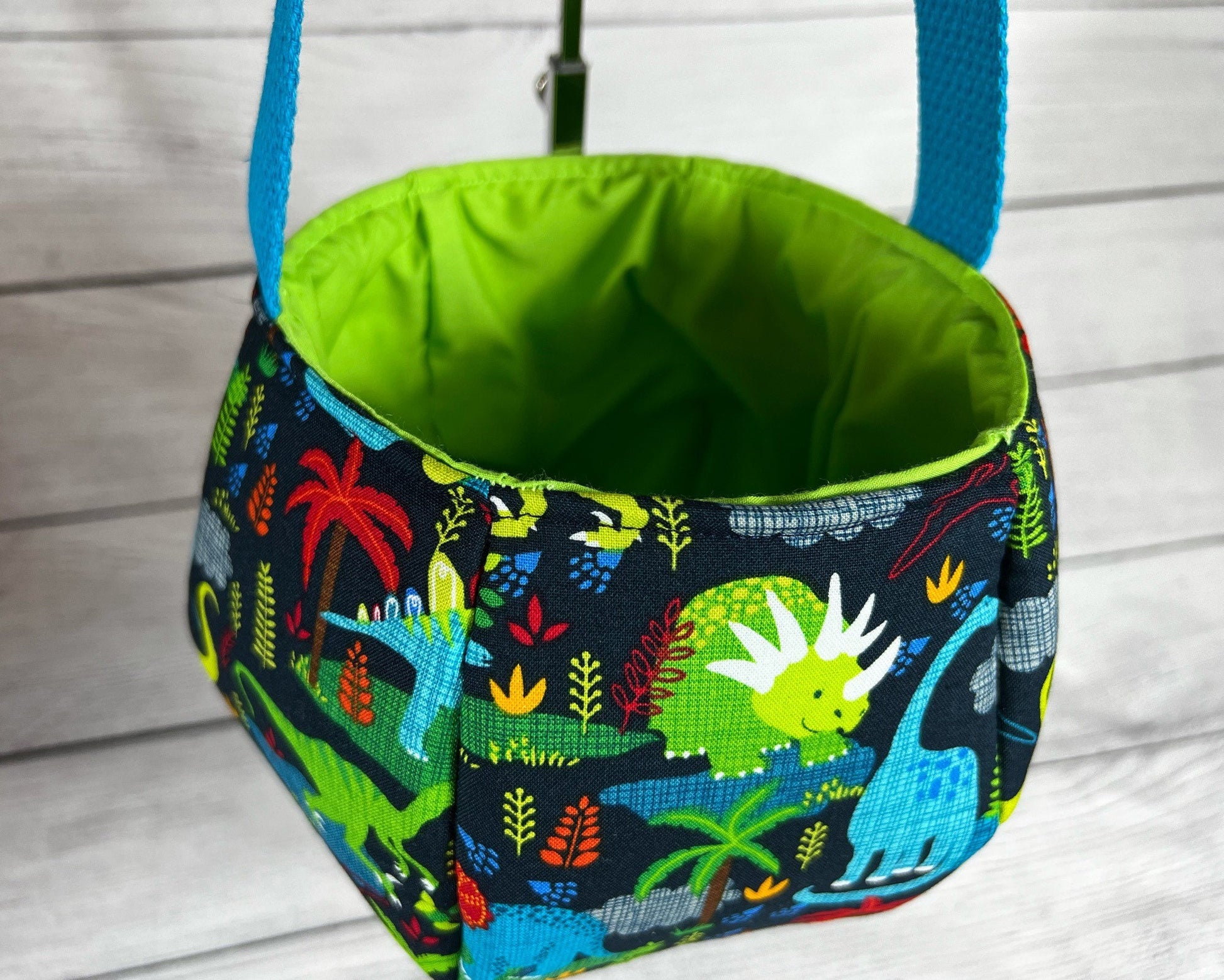 Dinosaur Forest Tote Bag Bag - Tote - Stegosaurs - Trees - T-Rex - Dinos - Triceritops - Everyday - Holiday - Easter - Halloween - Party
