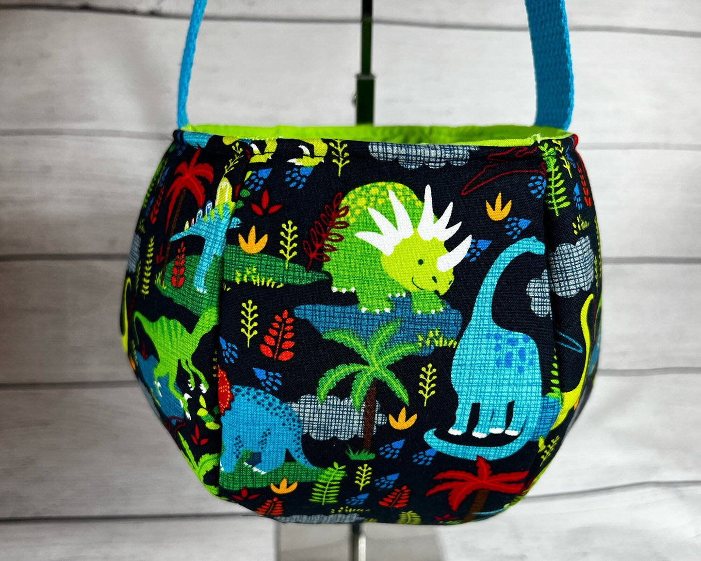 Dinosaur Forest Tote Bag Bag - Tote - Stegosaurs - Trees - T-Rex - Dinos - Triceritops - Everyday - Holiday - Easter - Halloween - Party
