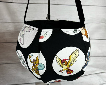 Pokémon Characters Hand-Made Tote Bag - Pokémon - Multi-Character - Ditto - Hypno - Tangela - Gift - Everyday - Easter - Holiday - Halloween