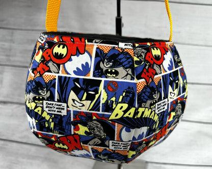 Batman Hand-Made Tote Bag - Bag - Tote - Bats - Bat Mobile - Super Hero - Everyday - Holiday - Gift - Easter - Halloween - Party