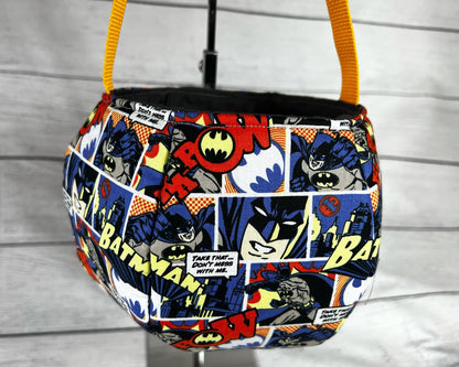 Batman Hand-Made Tote Bag - Bag - Tote - Bats - Bat Mobile - Super Hero - Everyday - Holiday - Gift - Easter - Halloween - Party