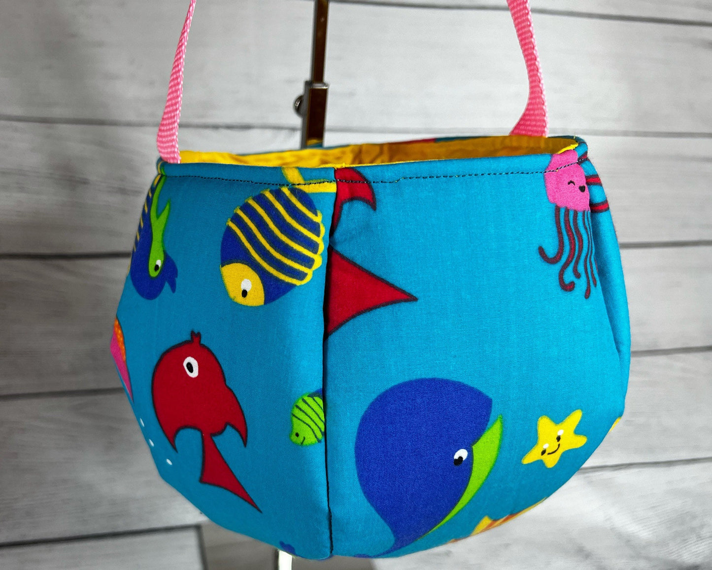 Ocean Tote Bag - Bag - Tote - Fish - Whale - Octopus - Jellyfish - Cartoon Ocean - Party - Gift - Everyday - Holiday - Easter - Halloween