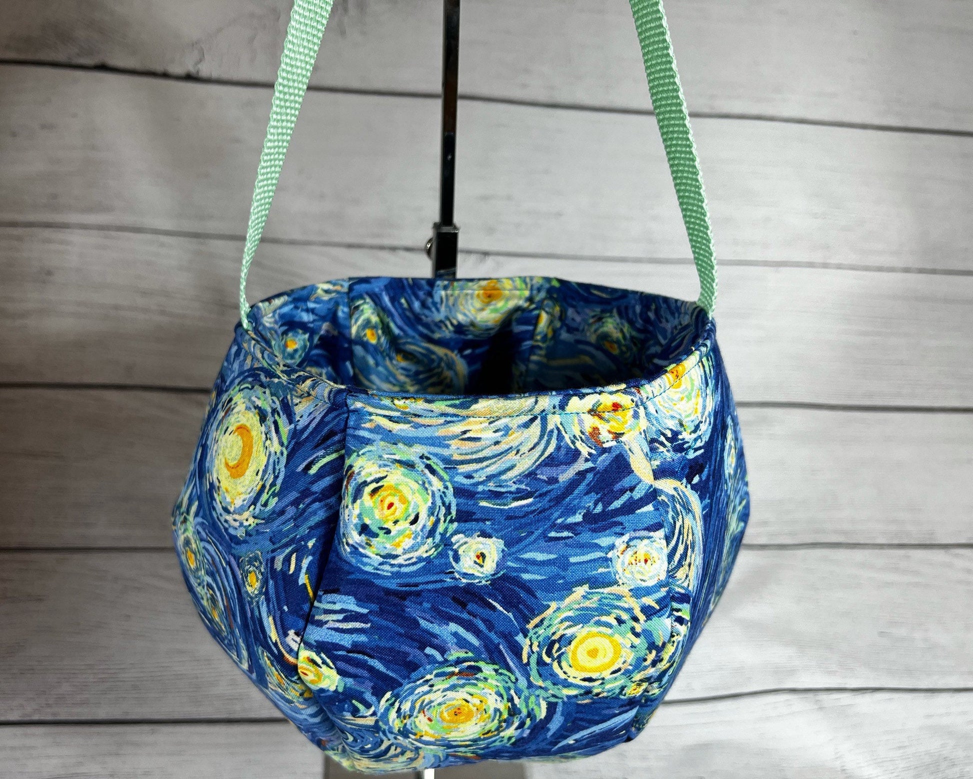 Vincent Van Gogh Starry Night Tote Bag - Tote - Art - Blurry Sky - Night Sky - Blue - Everyday - Holiday - Easter - Halloween - Party - Gift