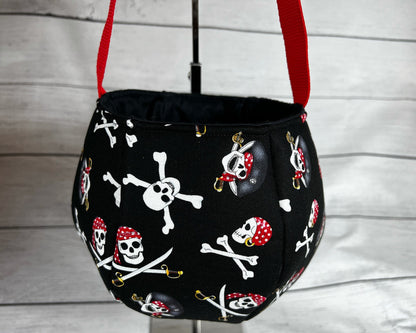Pirate Tote Bag - Bag - Tote - Skulls - Swords - X marks the Spot - Ahoy  - Party - Gift - Everyday - Holiday - Easter - Halloween