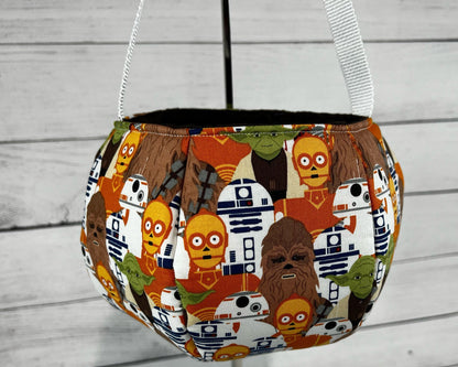 Star Wars Hand-Made Tote Bag - Rebels - Chewbacca - R2-D2 - Yoda - C3PO- Gift - Everyday - Easter - Holiday - Halloween