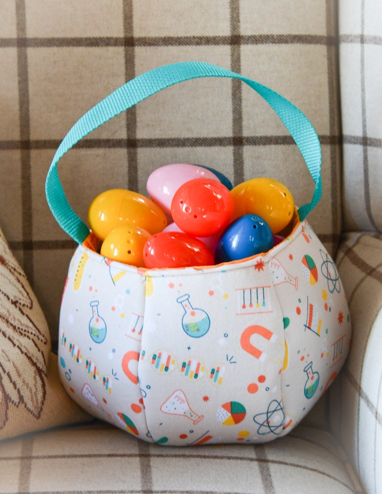 Easter Egg and Bunny Tote Bag - Bag - Tote - Bunny - Eggs - Sparkle - Multi-Colored - Everyday - Holiday - Easter - Halloween - Party - Gift