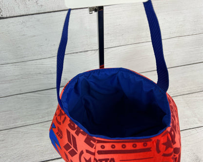 Sonic Hand-Made Tote Bag - Hedgehog - Super Fast - Video Games - Birthday - Anytime - Party - Gift - Everyday - Easter - Holiday - Halloween