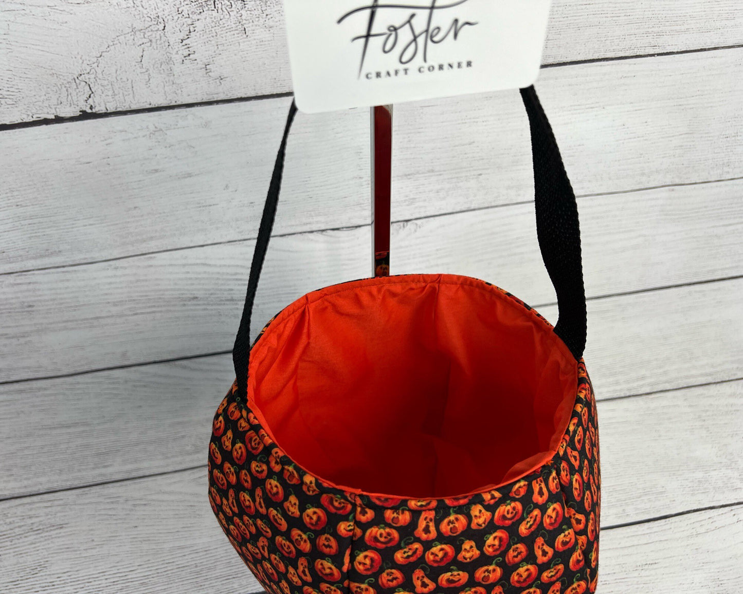 Classic Jack O’Lantern Pumpkins Tote Bag - Bag - Tote - Faces - All Pumpkin Sizes - Everyday - Holiday - Easter - Halloween - Party - Gift