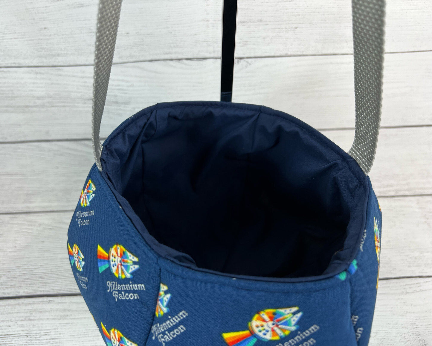 Star Wars Millennium Falcon Tote Bag - Rebels - Rainbow  - New Republic - Blue Tote - Gift - Everyday - Easter - Holiday - Halloween