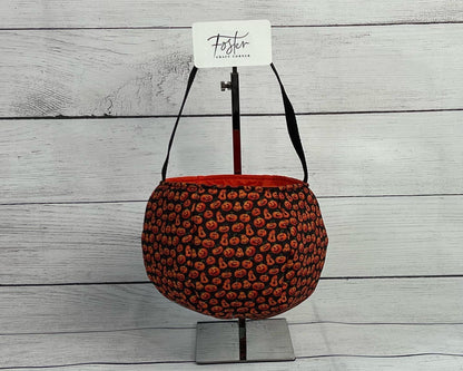 Classic Jack O’Lantern Pumpkins Tote Bag - Bag - Tote - Faces - All Pumpkin Sizes - Everyday - Holiday - Easter - Halloween - Party - Gift