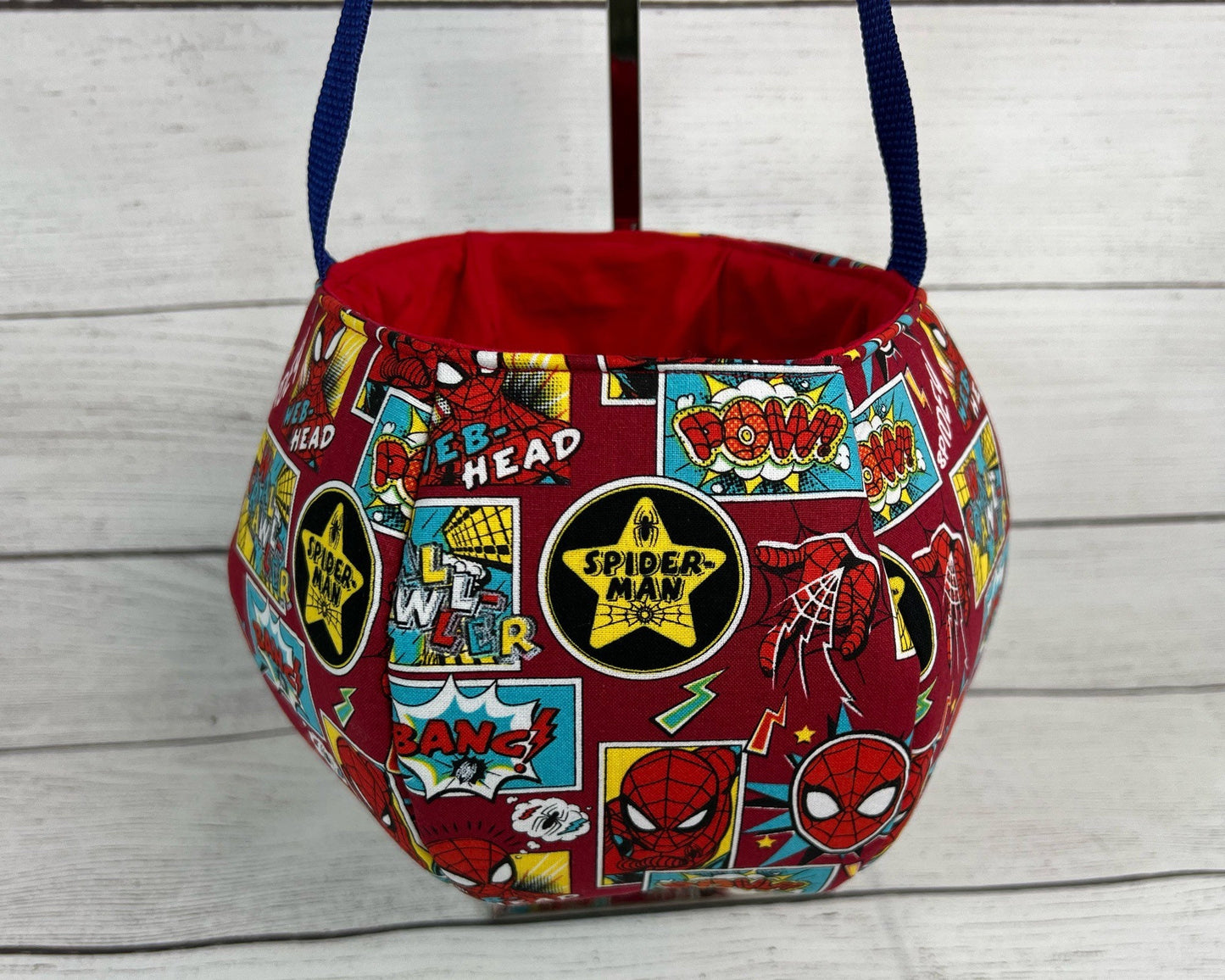 Spider-Man Handmade Tote Bag - Bag - Tote - Spider-Man - Web - Marvel - Everyday - Holiday - Gift - Easter - Halloween - Party