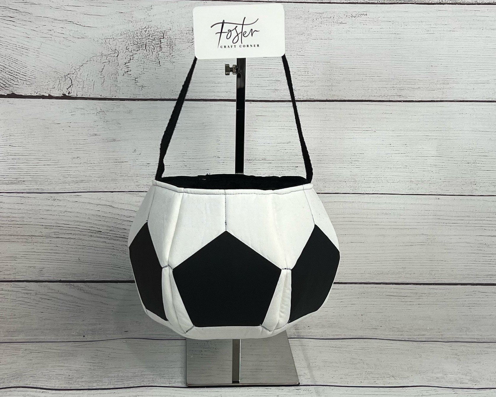 Soccer Ball Themed Tote Bag - Goal - Net - Keeper - Striker - Everyday - Holiday - Easter - Halloween - Party - Gifts