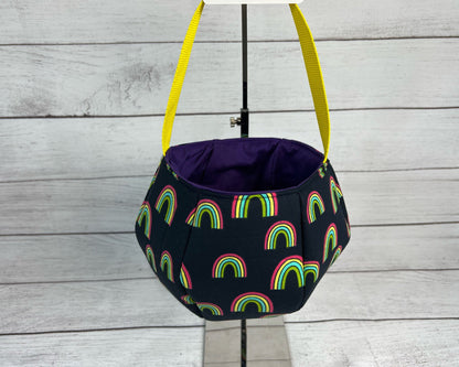 Rainbow Bag - Bag - Tote - Over the Rainbow - Fun - Multi-Colored - Everyday - Holiday - Easter - Halloween - Party - Gift - Support