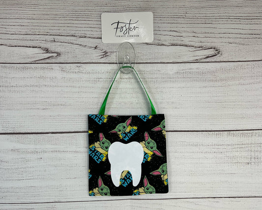 Pocket Tooth Fairy Door Hanger - Star Wars - Modern Parenting - Door Hanging Tooth Fairy Exchange - Kids - Teeth - Tooth Fairies - Fun