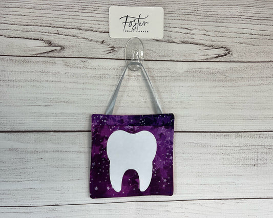 Pocket Tooth Fairy Door Hanger - Stars & Pattern - Modern Parenting - Door Hanging Tooth Fairy Exchange - Kid - Teeth - Tooth Fairies - Fun