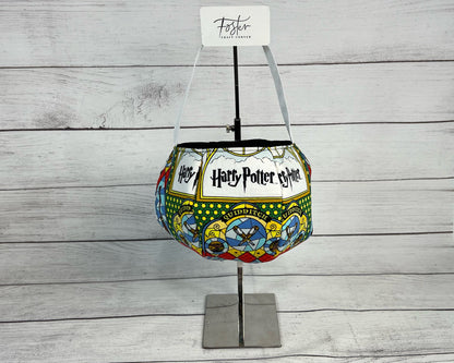 Hogwarts Quidditch Hand-Made Tote Bag - Harry Potter - Choose your house - Gift - Everyday - Easter - Holiday - Halloween - Glass Window