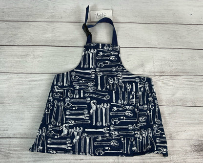 Toddler Apron - Kitchen - Cooking - Early Cooking Skills - Toddler Messes - Toddler Accessories - Tools - Construction - Shop - Small Apron