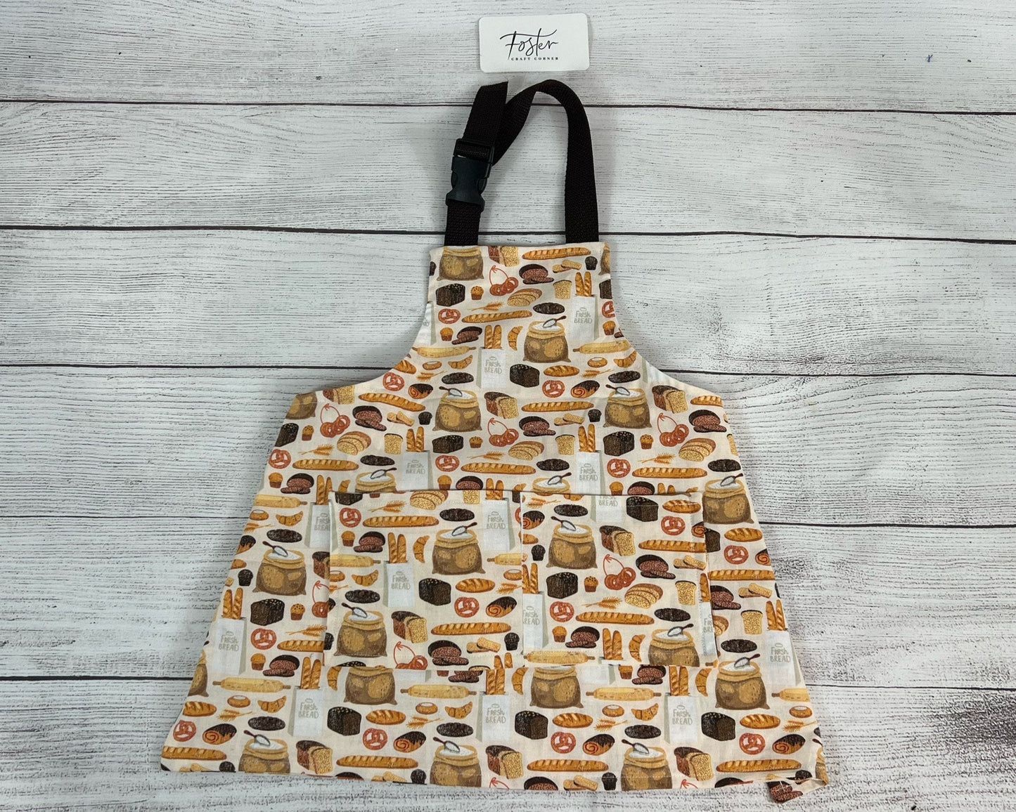 Toddler Apron - Kitchen - Cooking - Early Cooking Skills - Toddler Messes - Toddler Accessories - Bread - Baking - Loaf - Food - Small Apron