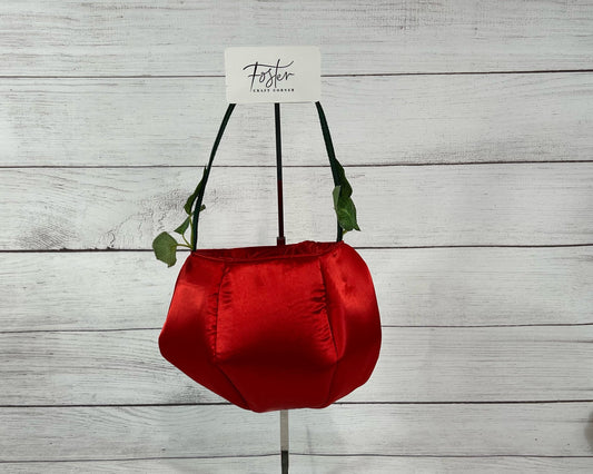 Red Apple with Leaves Bag - Bag - Tote - Apples - Fruit - Sweet - Fun - Everyday - Holiday - Easter - Halloween - Party - Gift - Support